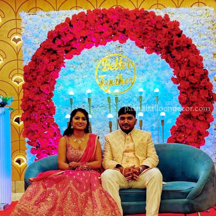 Intimate Engagement Setup